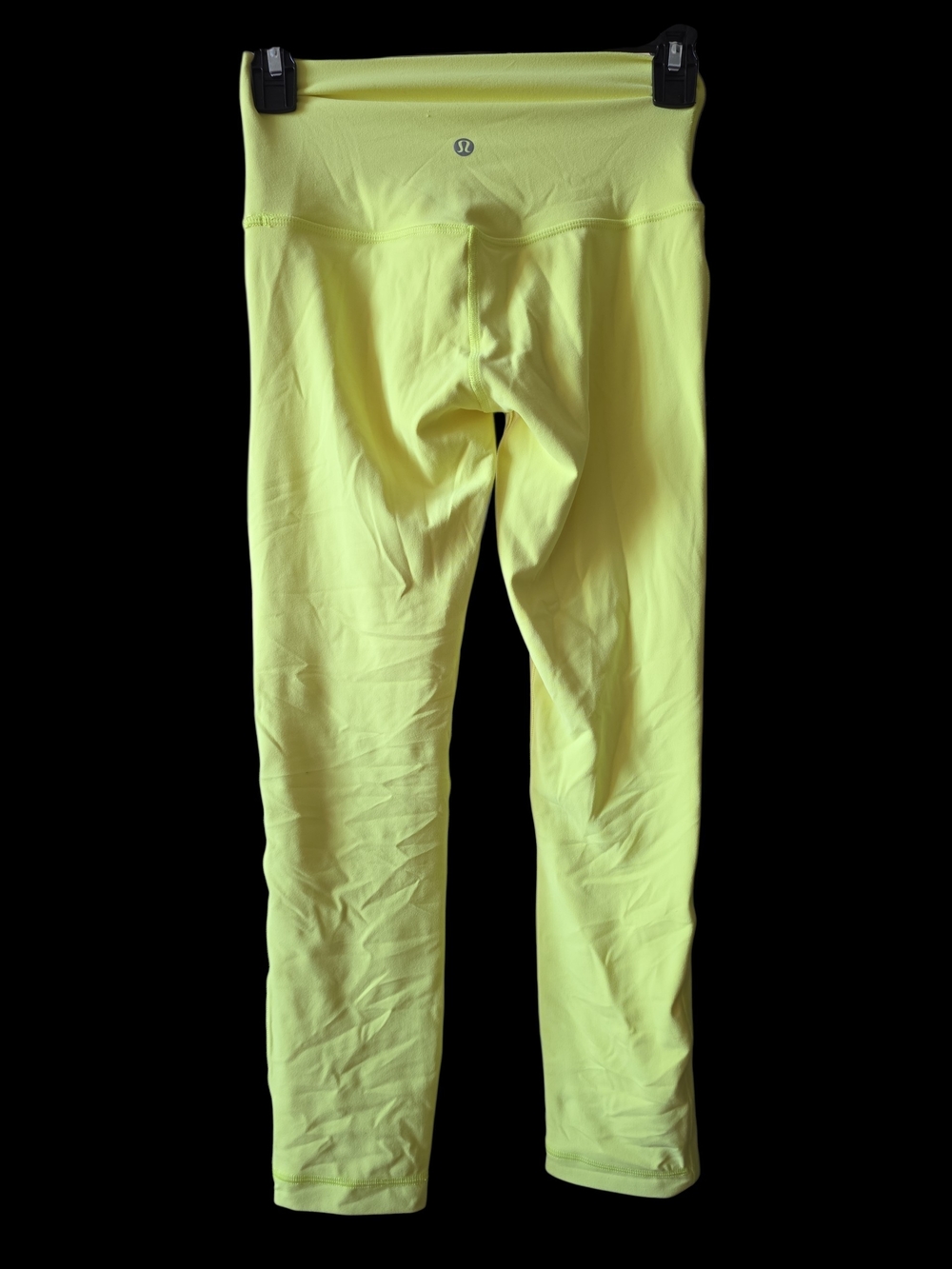 Lululemon Align High-Rise Crop 23" Glow Yellow Size 4 LW6BGLS - Picture 7 of 10